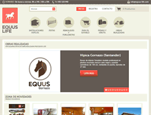 Tablet Screenshot of equus-life.com